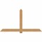 Ekena Millwork Eugene Smooth Timber Gable Bracket, Western Red Cedar, 84"W x 45"H x 1 1/2"D x 5 1/2"F, 13/12 Pitch GBW084X45X0206EUG00SWR - alternate 1